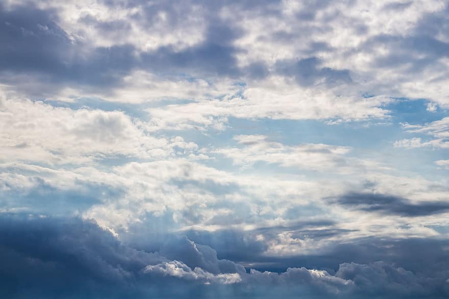 Sky, Clouds, Cumulus, White Clouds, Scenic, Atmosphere, Oxygen, Air, Cloudscape, Cloudy, Daylight
