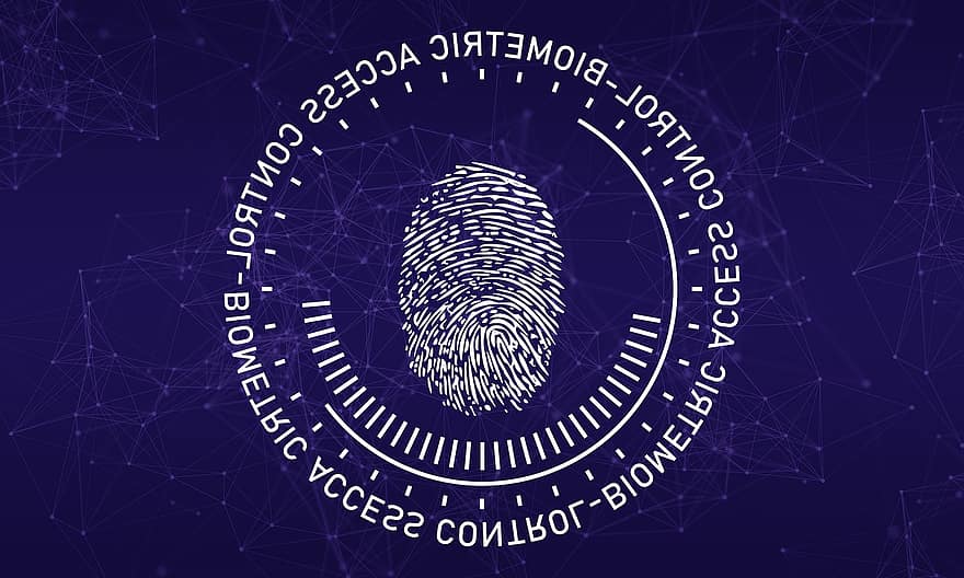 biometrie, toegang, identificatie, veiligheid, vingerafdruk, authenticatie, informatie, identiteit