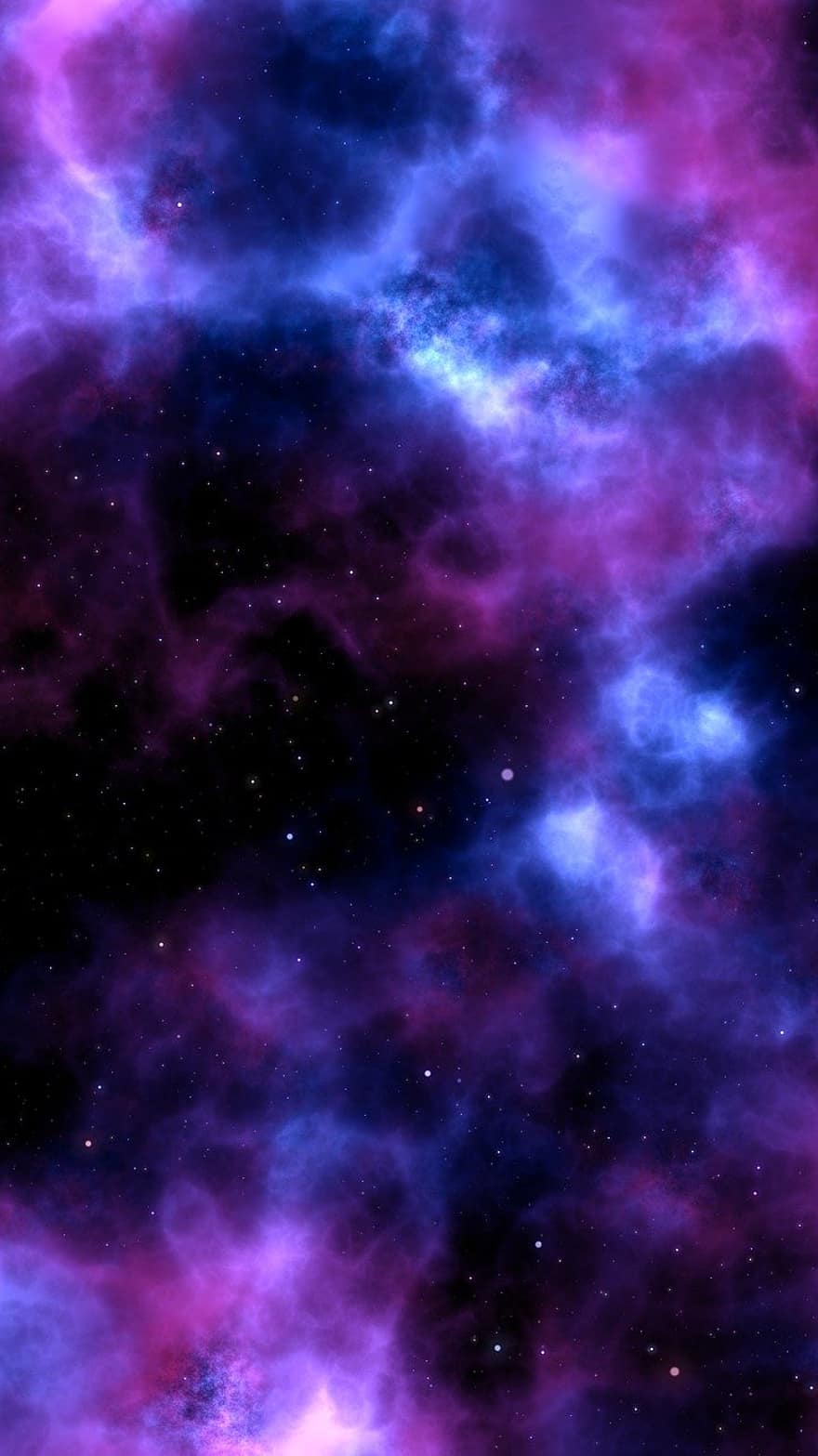nebula, gökada, arka fon