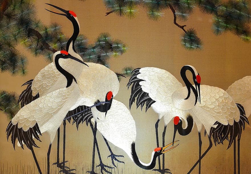 China, Art, Tapestry, Screen, Work Of Art, Culture