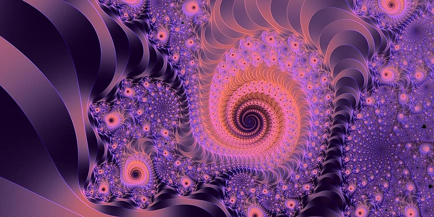 φανταστικός, fractal, βαθμίδα, πολύχρωμα, αφηρημένη, άπειρο