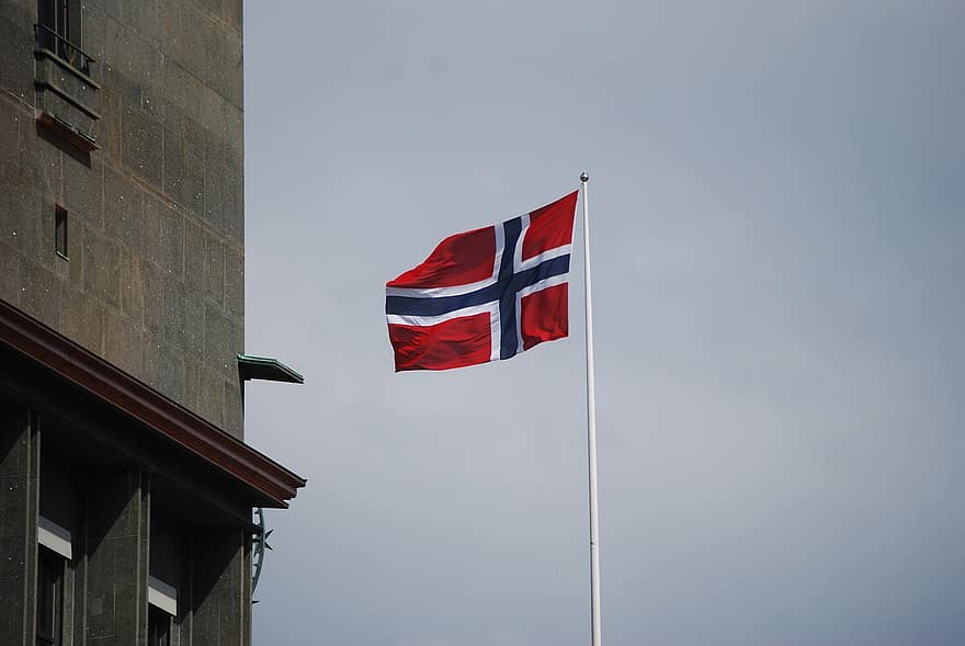 Norvège, drapeau, fête nationale, Oslo