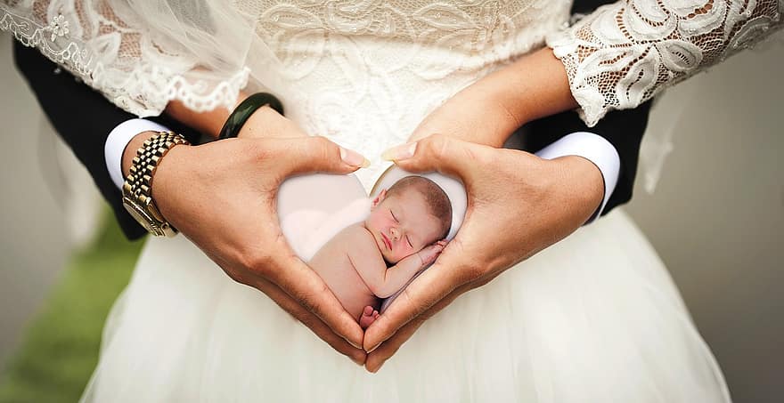 coração, família, bebê, criança, recém nascido, maternidade, grávida, amor, símbolo, branco, mãos