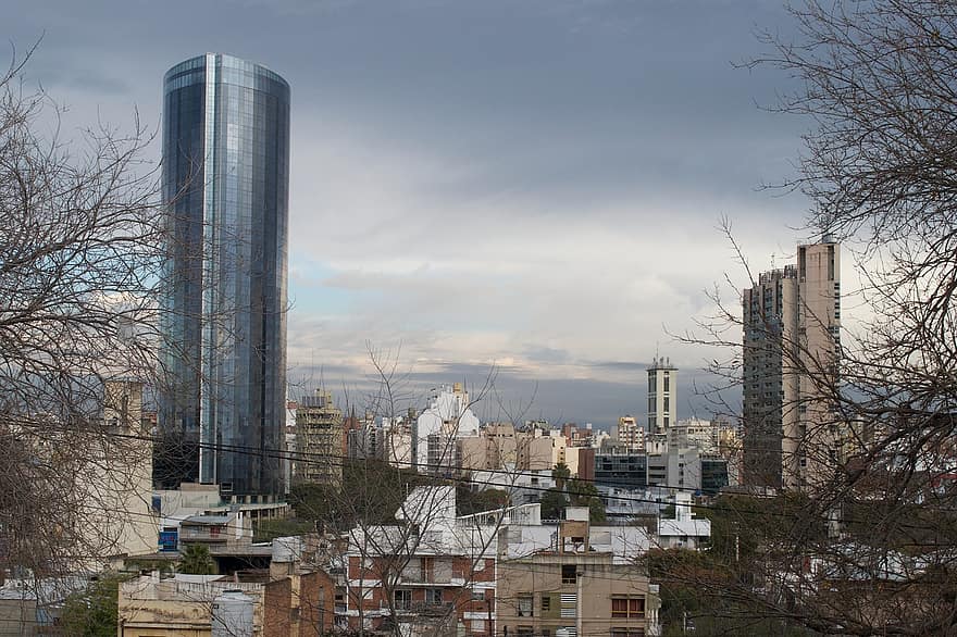 Argentiina, kaupunki, kaupunki-, arkkitehtuuri, rakennukset, Cordoba, syksy, maisema