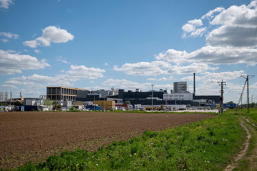 εργοστάσιο, nowy dwór mazowiecki, πόλη, Πολωνία, αρχιτεκτονική, βιομηχανία, αγρόκτημα, εξωτερικό κτίριο, γεωργία, δομημένη δομή, κατασκευαστική βιομηχανία