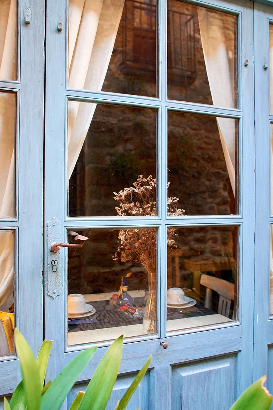 Fenster, Restaurant, Fassade, Cafe, Tabelle, Privatsphäre, romantisch, die Architektur, Holz, Glas, drinnen