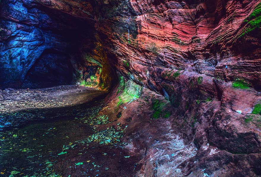 Пещери Уемис, пещера, Шотландия, Източен Уемис, природа