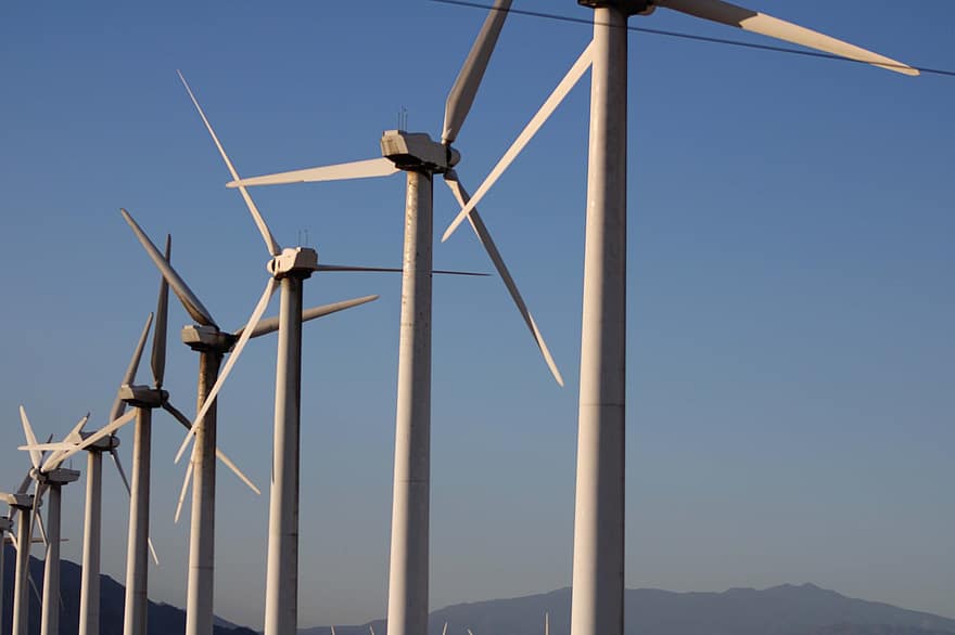 vindmøller, vindturbiner, vind farm, vindkraft, fornybar energi, vindturbin, drivstoff og kraftproduksjon, generator, elektrisitet, alternativ energi, vind