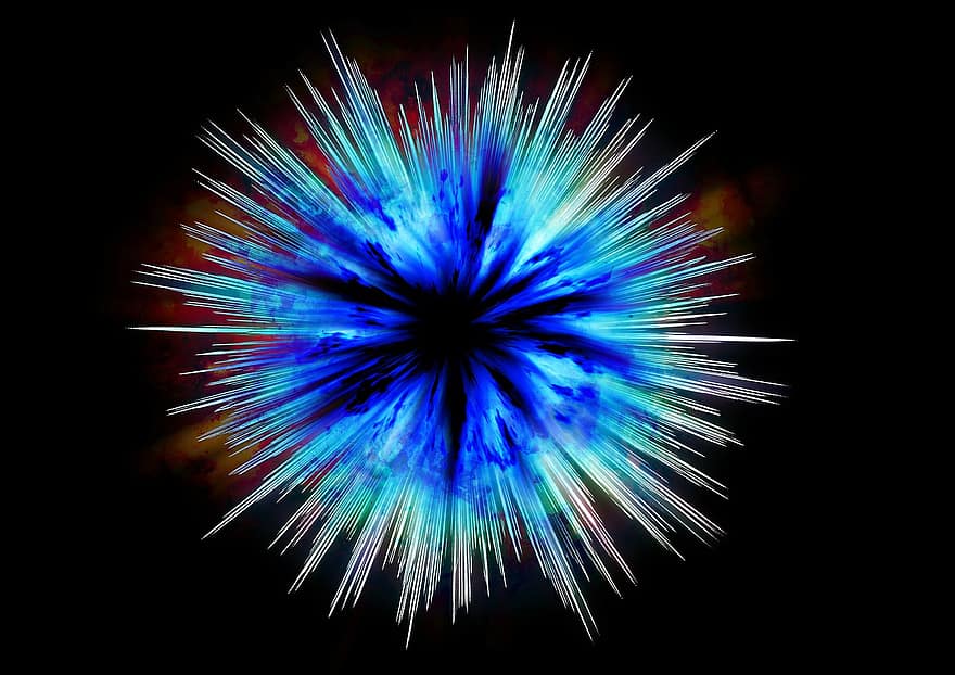 الانفجار العظيم ، الكارثة ، انفجار ، البوب ، الذري ، فيزياء الكم ، معجل الجسيمات ، تأثير ، تجربة ، كرة نارية ، نار