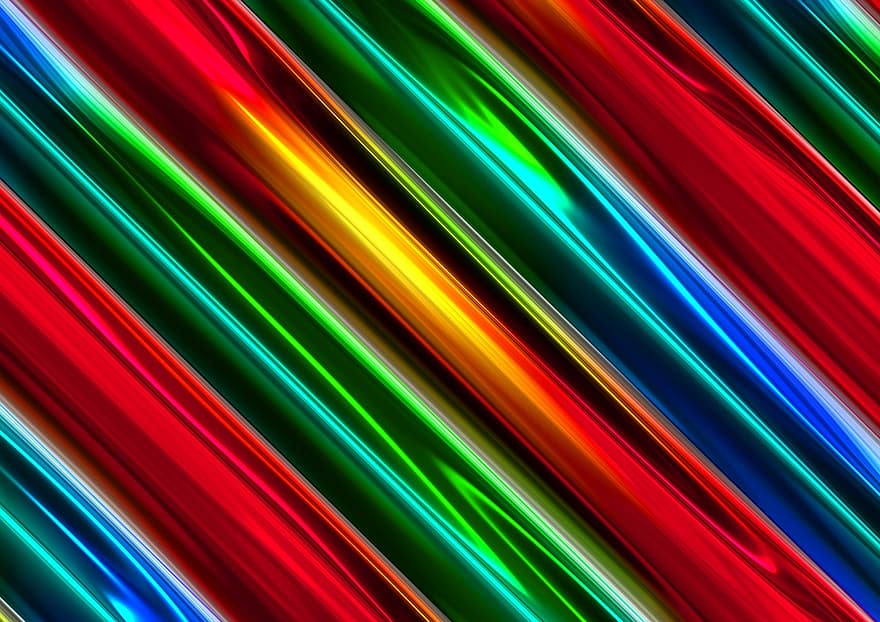 Stripes, Metallic, Color, Colorful, Chromaticity Diagram, Gradient, Abstract, Structure, Pattern, Aesthetics, Aesthetic