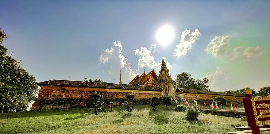 thailändska tempel, resa, Asien, turism, reliker, religion, kulturer, arkitektur, känt ställe, historia, buddhism