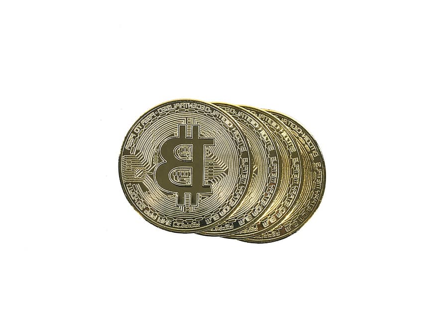 Bitcoin, penge, digital, krypto, økonomi, opsparing, guld, bank, finansiere, handle, arbejde