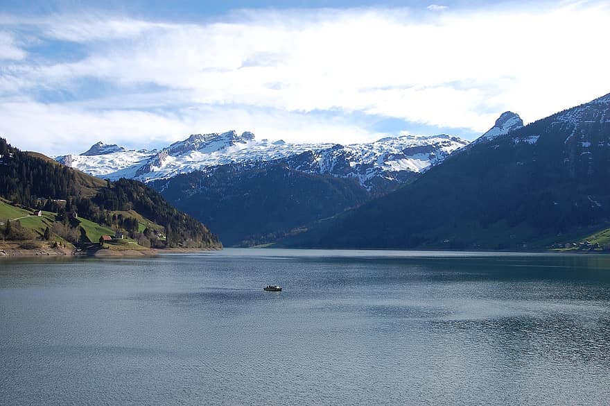 гірський, озеро, природи, подорожі, розвідка, на відкритому повітрі, краєвид, води, літо, блакитний, сніг