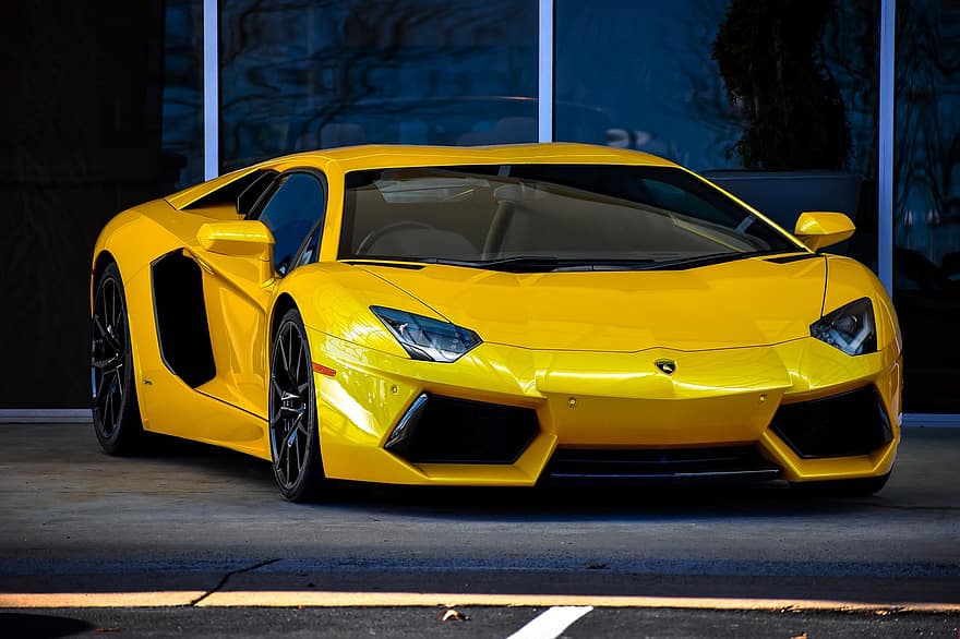Lamborghini, Yellow Car, Car, Car Model, Vehicle, Auto, Sports Car, Automobile, Transportation, Automotive, Luxury Car