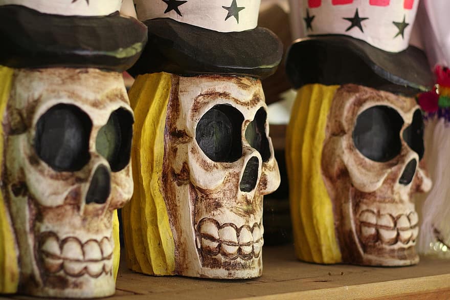 cranis, oncle sam skull, Halloween, mort, Mort de Brown