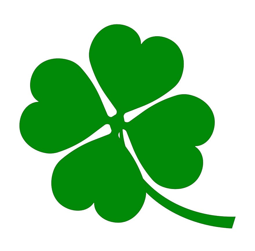 kløver, blad, kjærlighet, grønn kløver, flaks, St. Patricks dag, celtic
