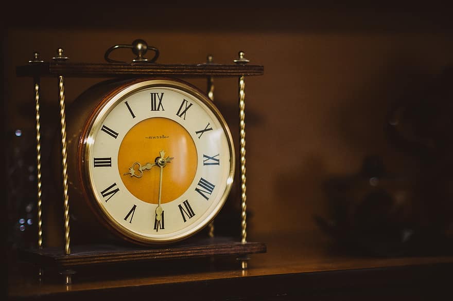 kello, herätyskello, vuosikerta, aika, katsella, vanha, antiikki-, retro