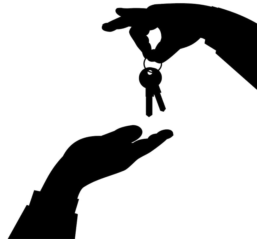 kulcsok, kezek, saját, megvesz, elad, itthon, igazi, piac, üzleti alku, hitel, közgazdaságtan