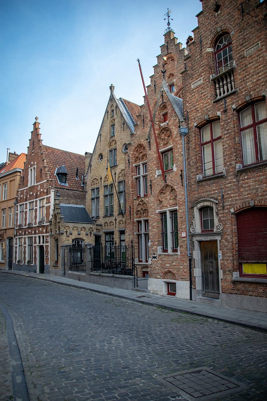Bruges, budynek, miasto, architektura, średniowiecze