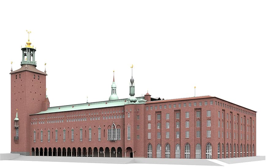 stadthuys, Стокхолм, сграда, интересни места, исторически, туристи, атракция, забележителност, фасада, пътуване, градове