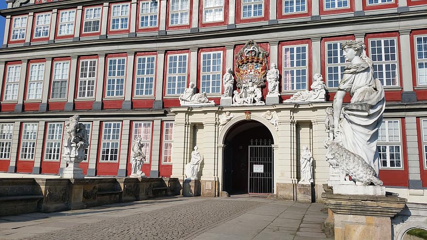Wolfenbuttel kastély, Wolfenbuttel palota, építészet, Wolfenbüttel, kastély, Németország