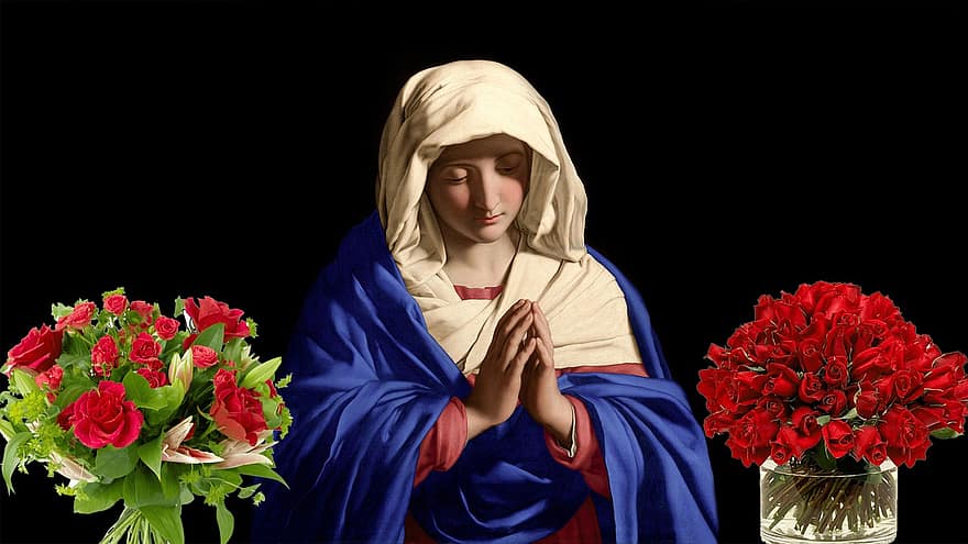 처녀 메리 동상, 축복받은 성모 마리아 동상, 가톨릭 동상, 가톨릭 조각