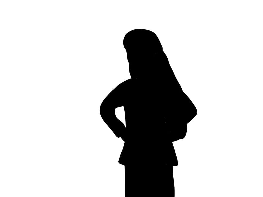 Woman, Pose, Drawing, Sketch, Character, 2d, Cartoon, Picture, silhouette, men, illustration