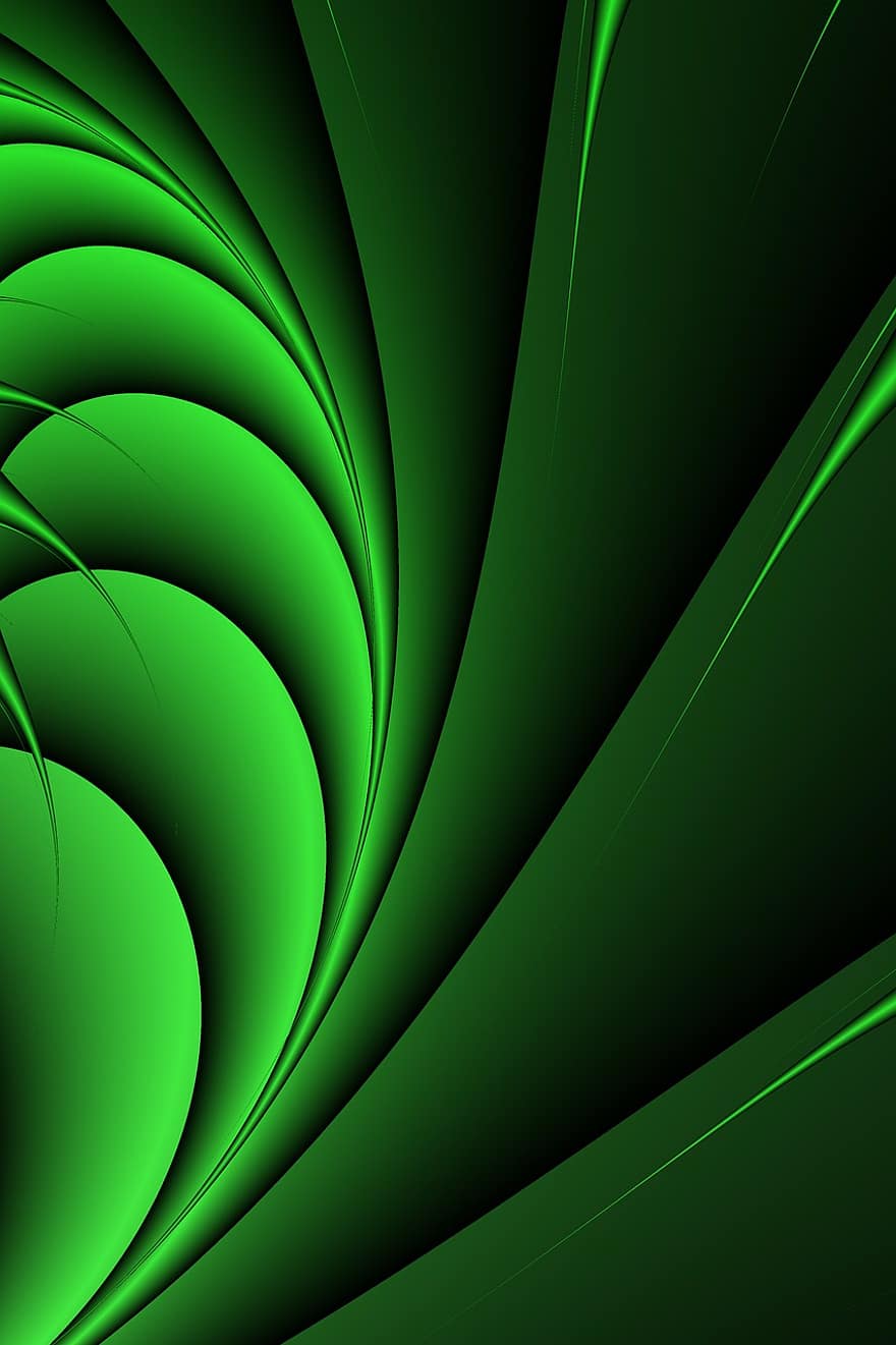 grøn, linje, linjer, baggrund, bevægelse, bølge, abstrakt, moderne, futuristisk, arrangement, æstetik