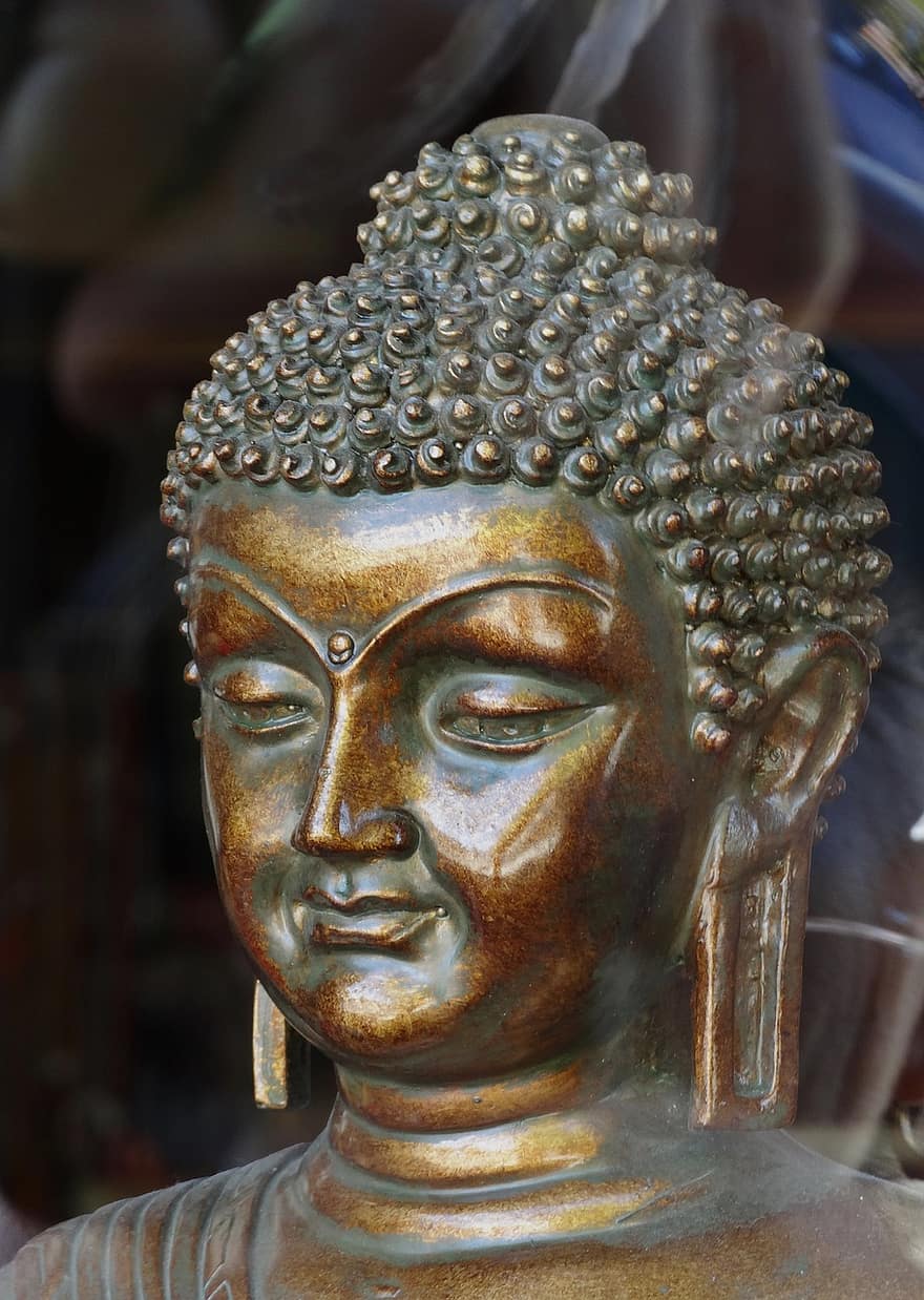 Будда, скульптура, бронзовая статуя, статуя, буддизм, Гаутама Будда, религия, медитация, мир, Изобразительное искусство, культуры