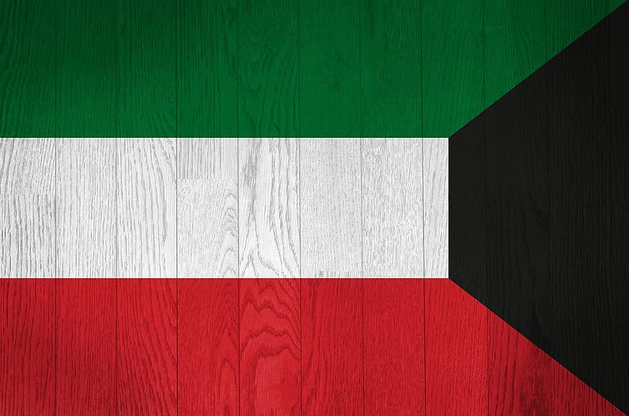 Flagge, kuwait Flagge, Flagge von Kuwait, Erdkunde, Patriotismus