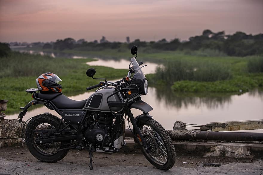 мотоциклет, път, мотор, пътуване, планина, Хималаи, приключение, пейзаж, Индия, на открито, спорт