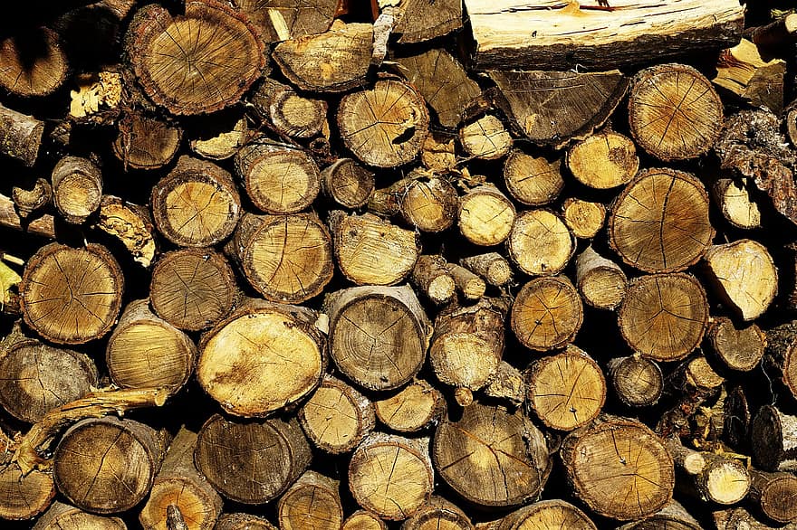 Wood, Opal, Stumps, Heap, Log