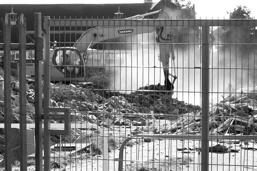 Digger, Excavator, Demolition, Groundwork, Construction, Construction Site