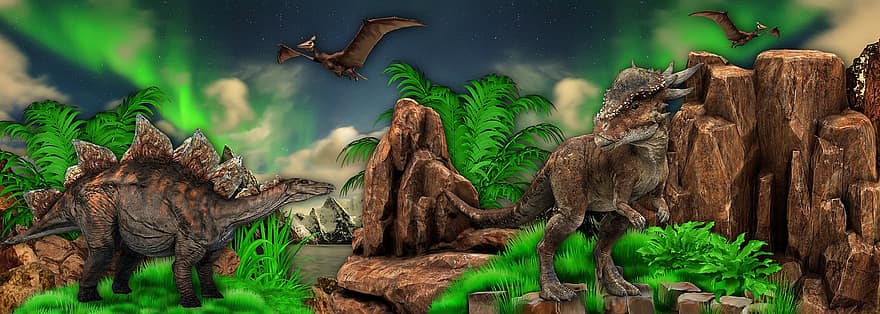 ไดโนเสาร์, ก่อนประวัติศาสตร์, สิ่งมีชีวิต, สัตว์, นักล่า