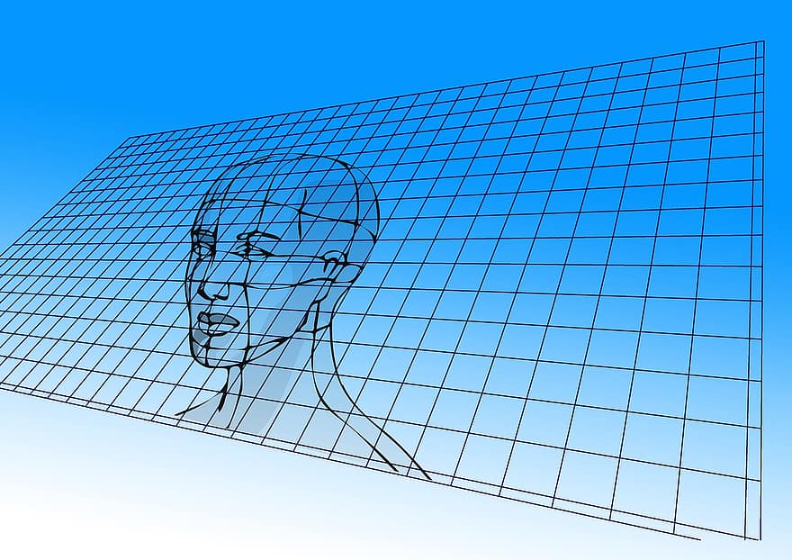 Head, Grid, Face, Wireframe, Concept, Network, World Wide Web, Networking, Globalization, Lines, Graphics