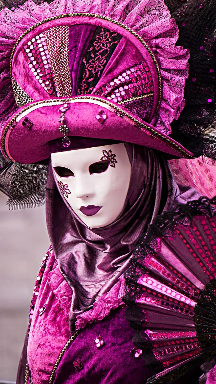 жена, модел, портрет, Магия на маската, карнавал, празнувам, бал с маски, костюм, поза, стил, мода