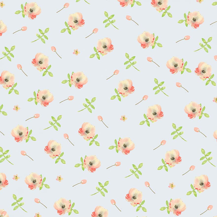 fons floral, Paper floral