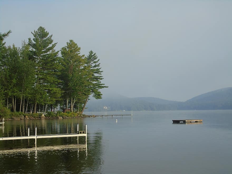 lago, Speculatore, foresta, rurale, paesaggio, acqua, orizzonte, calma, natura, tranquillo, calmo, bellissimo