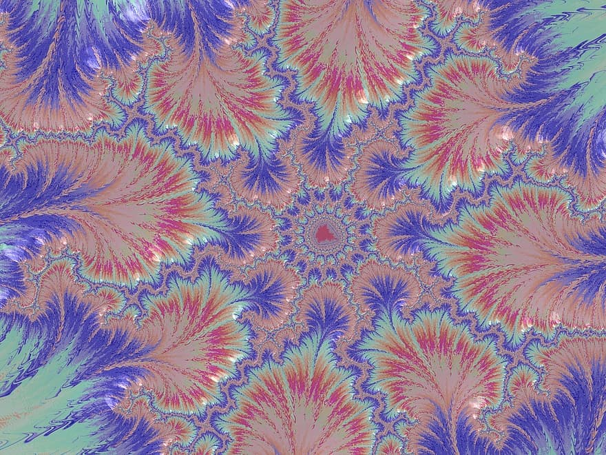 Splat violet, arta fractală, Set Mandelbrot, stropi, Nonintger, matematic, floare, abstract