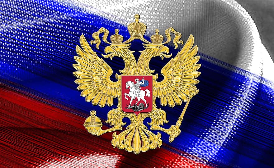 cờ nga, huy hiệu Nga, Đại bàng hoàng gia Nga, đại bàng hoàng gia, cờ, cờ của nga