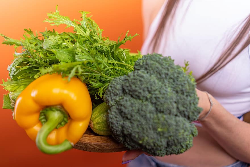 овощи, помидор, перец, брокколи, питание, натуральный, свежий, органический, здоровый, природа, зеленый