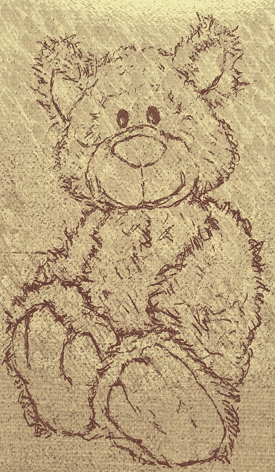 Тедді, ведмідь, дитина, дитинство