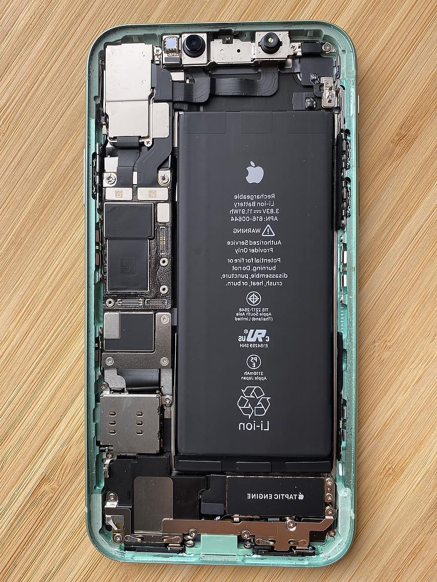 Iphone, Teardown, Battery, Mobile Phone, Smartphone, Phone, Waste Separation, Charging Cable, Powerbank, Communication, Touch Screen
