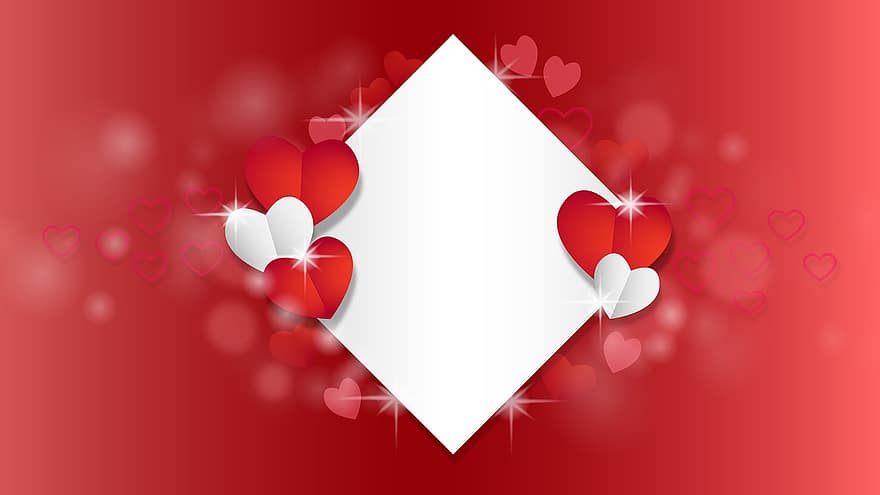 Hintergrund, Valentinstag, Liebe, Herz, Tag, rot, Romantik, Karte, Feier, Dekoration, romantisch