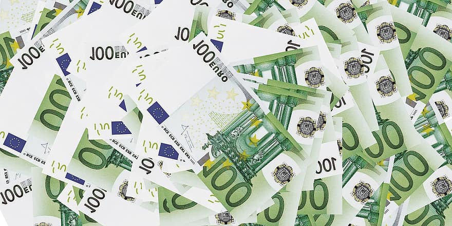 euro, pengar, kontanter, valuta, finansiera, bank, rikedom, europeisk, finansiell, företag