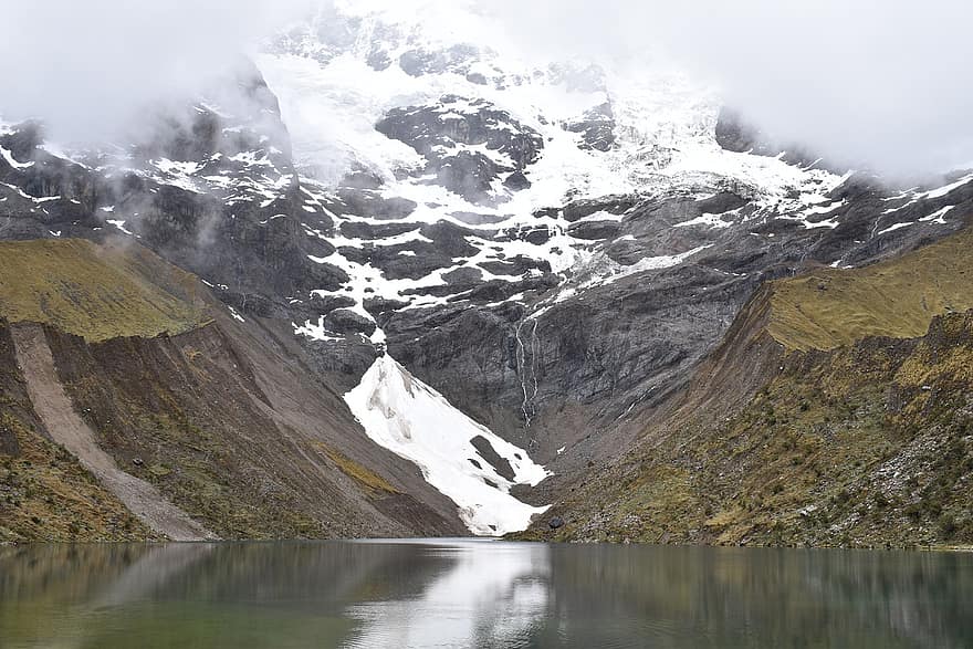 lac, acosta, gheaţă, rece, apă, iarnă, Paramo, Peru, antarctica, natură
