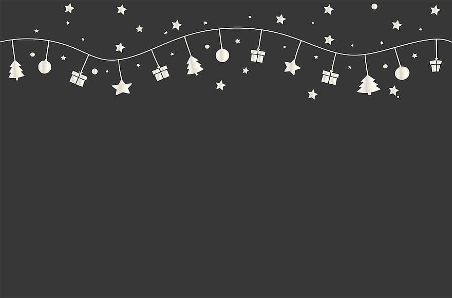 girlanda, hvězd, dárkové předměty, Vánoce, dekorace, vánoční věnec, duch Vánoc, jedle, vánoční strom, míč