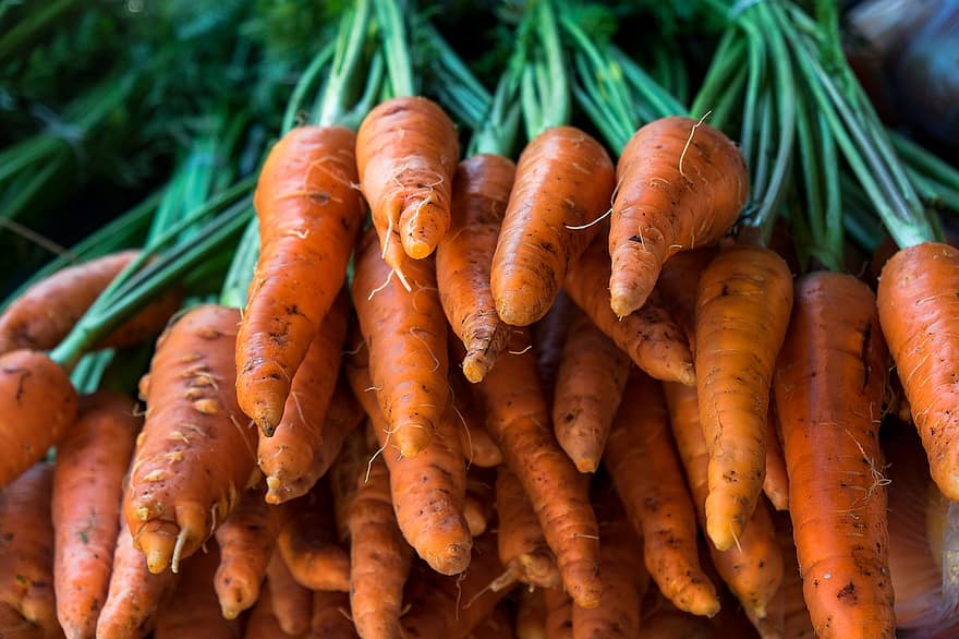 морква, овочі, здоровий, свіжий, сирий, харчування, їжа, приготування їжі, урожай, органічні, вітаміни