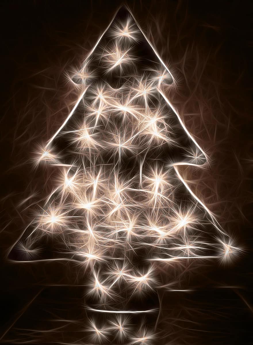 Natal, árvore de abeto, enfeites de Natal, brilhar, decorações de Natal, decorações de árvores, advento