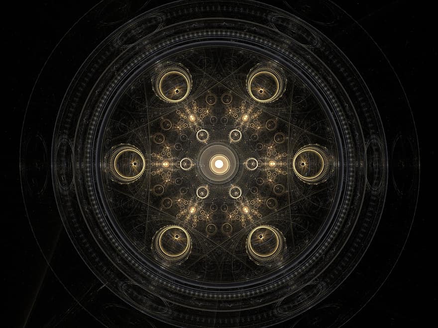 Symmetrie, fraktal, Hintergrund
